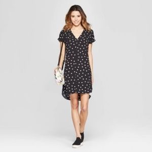 Black Polka Dot Shift Dress